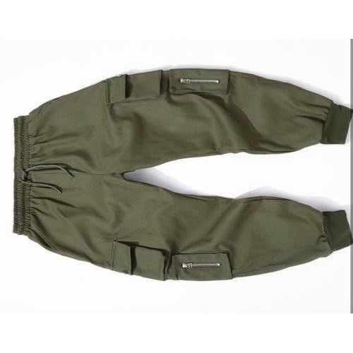 Zippers Cargo Pant -Dark Green