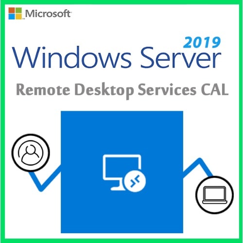 Windows Server 2019 Remote Desktop Services 10 Users & 50 Devices Cal License Key