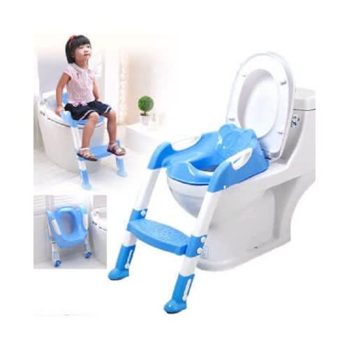 Kids' Toilet Training Foldable Ladder Potty Seat