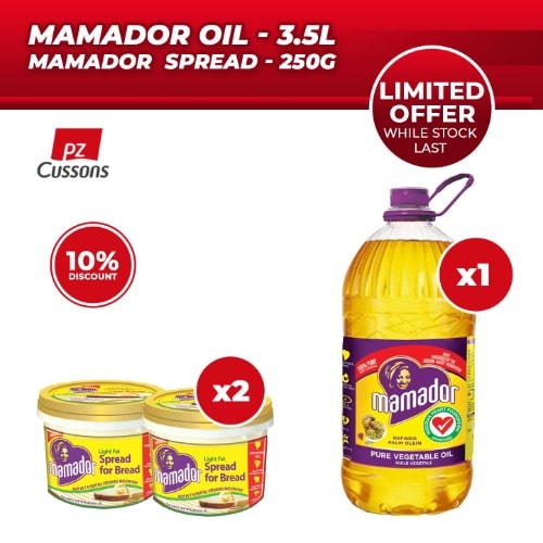 Vegetable Oil -3.5L + Spread - 250g x 2