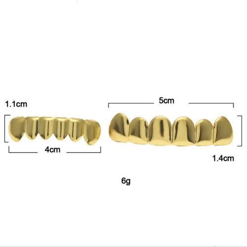 Men & Women Gold Plated Hip Hop Teeth Grills -1pieces
