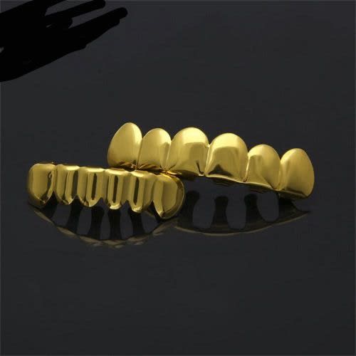 Men & Women Gold Plated Hip Hop Teeth Grills -1pieces
