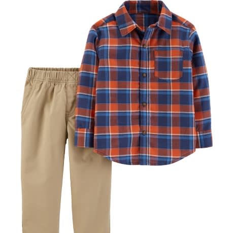 Checkered Top And Denim