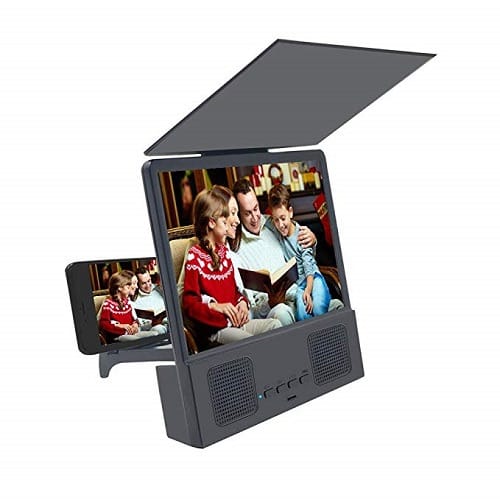 5-in-1 Bluetooth Speaker 3D Mobile Phone Screen Magnifier Amplifier For All Smartphones