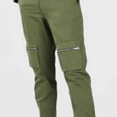 Dark Green Shirt With Cargo Pants
