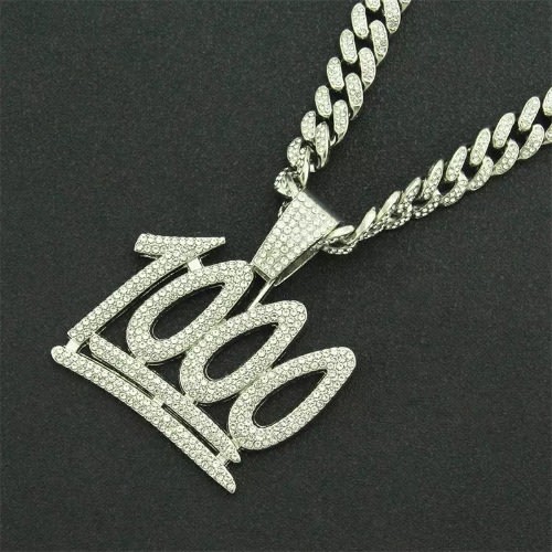 Men's Jewelry - 1000 Pendant And Chain - Silver