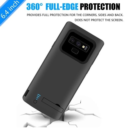 Battery Case, 5000mah Rechargeable Charging Case For Samsung Galaxy Note 9