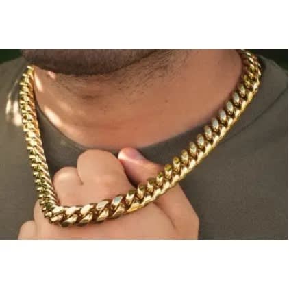 Thick Cuban Chain And Bracelet