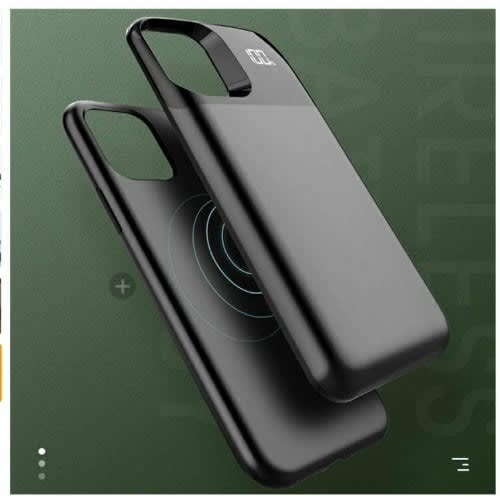 5500mah Wireless Battery Power Bank For Iphone 11 Pro Max Battery Case