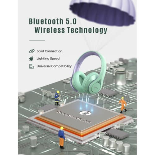 059 Bluetooth Headphones - Green