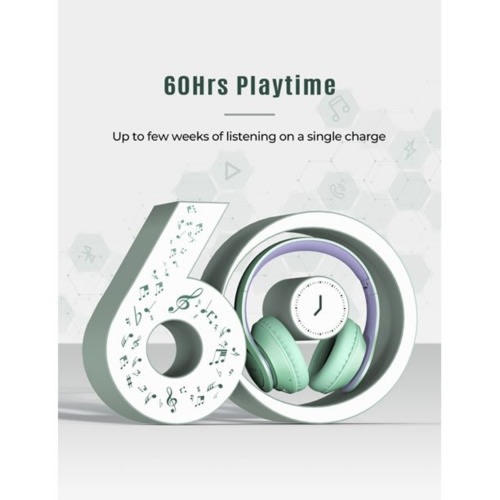 059 Bluetooth Headphones - Green