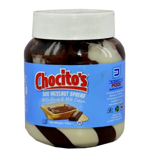 Duo Hazelnut Bread Spread With Cocoa And Milk Cream- 400g