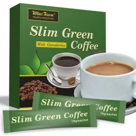 Winstown - Slim Green Coffee Tea With Garnoderma- 20 Bags