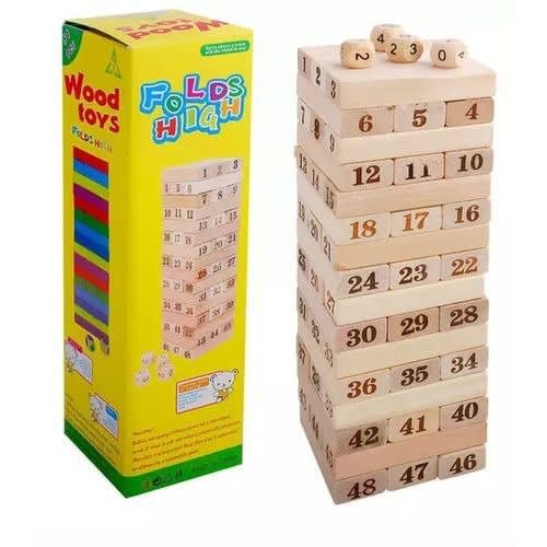 Wood Block Stacking Game