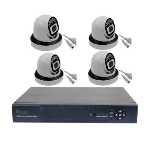 4 Channel Cctv Camera Combo   Kit 4ch Full Dvr