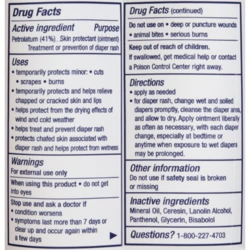 Baby Healing Ointment Advanced Therapy Skin Protectant - 7 Oz Tube - 1 Piece