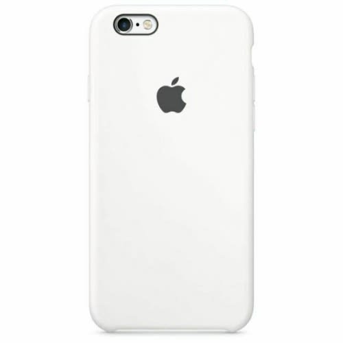 Silicone Back Cover For iPhone 6s Plus - 6 Plus - White