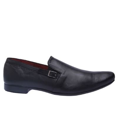 Leather Slip On with Belt Tape