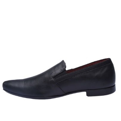 Leather Slip On with Belt Tape