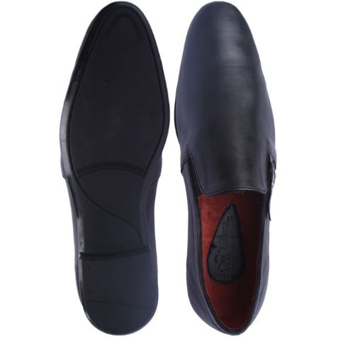 Leather Slip On with Belt Tape