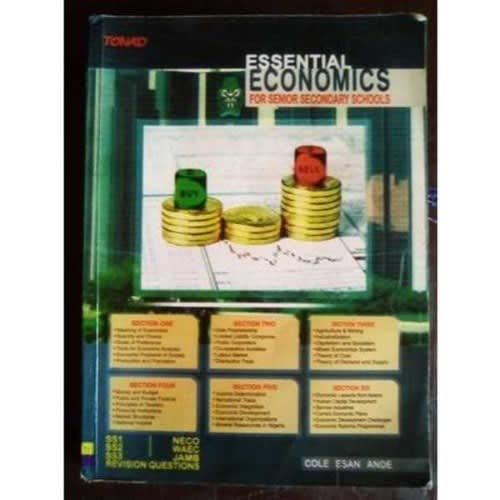 Essential Economics For Senior Secondary School - Cole Esan Ande