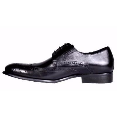 Classic-Lace-up Brogues for Men - Black