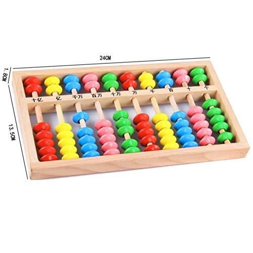 Colorful Beads Wooden Abacus / Calculating Tool