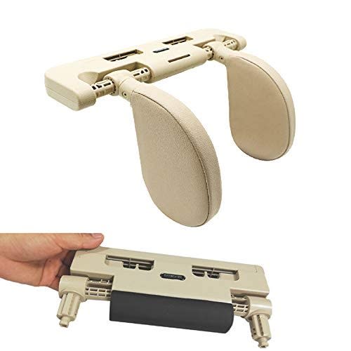 180 Degree Adjustable Car Headrest Pillow - Beige
