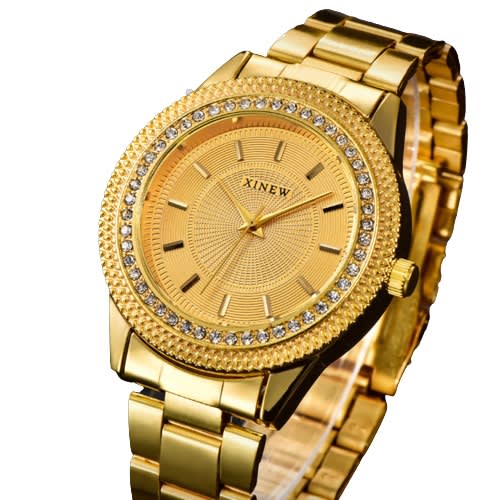 Unisex Gold Wristwatch - Gold