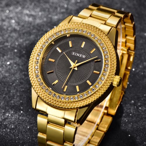 Unisex Wristwatch - Gb - Gold