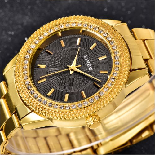 Unisex Wristwatch - Gb - Gold