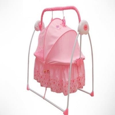 Baby Swing Crib - Pink