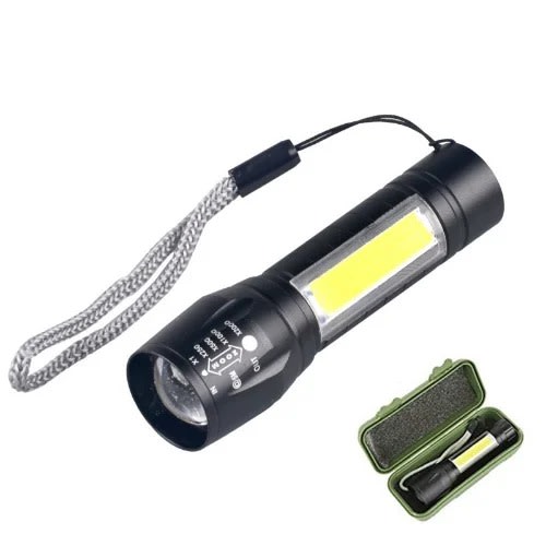 Police Torch  T6  Led Usb Rechargeable Flashlight