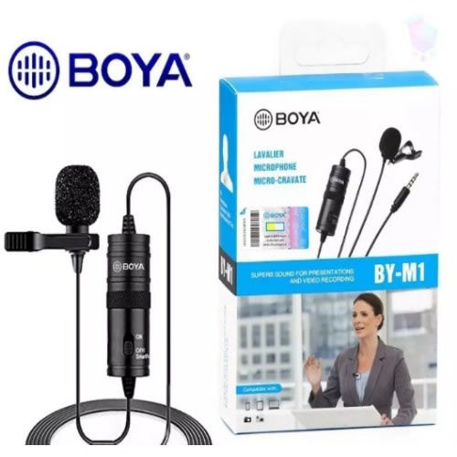 Boya By-m1 Lavalier Microphone Micro Cravate