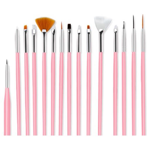 Nail Design Painting Manicure Tool Brush For Polygel Gradient Gel Acrylic