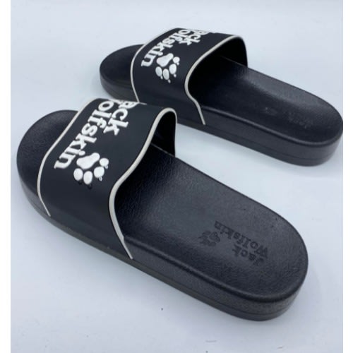Men's Slippers - Black/White