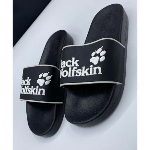 Men's Slippers - Black/White