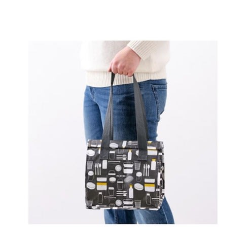 Fladdrig Lunch Bag - Patterned Grey