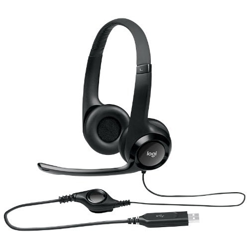 H390 Usb Pc Headset With Noise-cancelling Mic