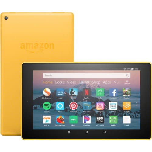 32GB Storage Fire Hd Tablet With Alexa - 8" - 2GB RAM With Blue Handled Proof Case
