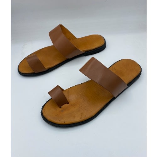 Ring Leather Men’s Slippers