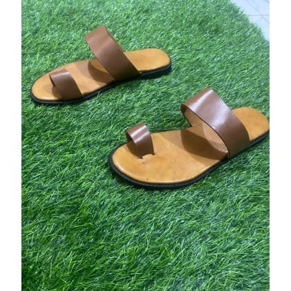 Ring Leather Men’s Slippers
