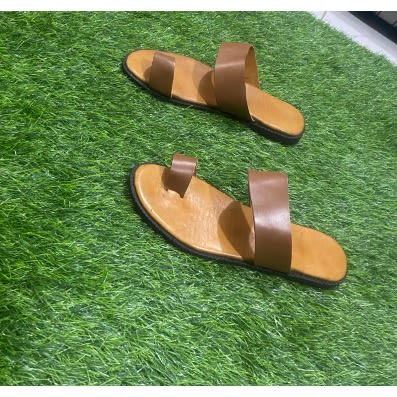 Ring Leather Men’s Slippers