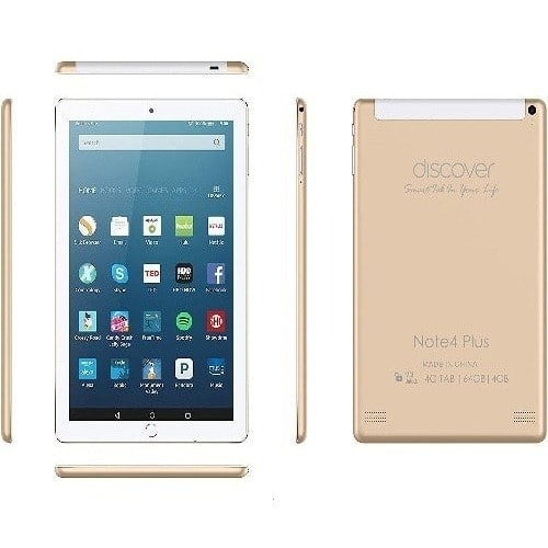 Note 4 Plus - 10.1 Inch, 4GB 64GB Dual Sim, 4G, 4000mAh Battery - Gold