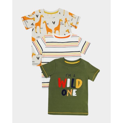 Giraffe T-shirts - Pack Of 3