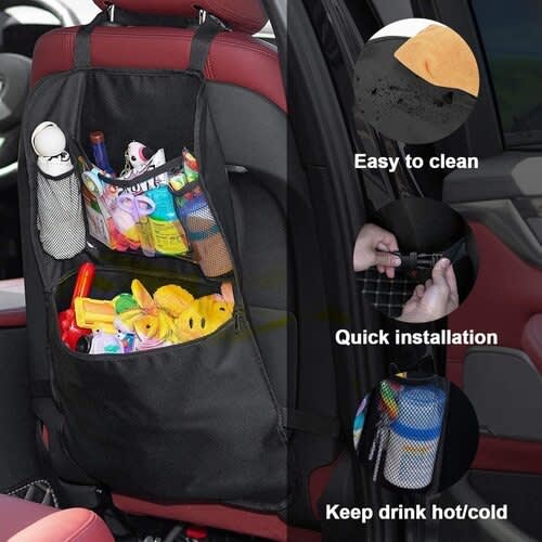 Back Seat Car Organizer Kick Mats