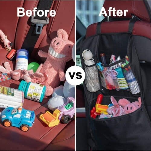 Back Seat Car Organizer Kick Mats