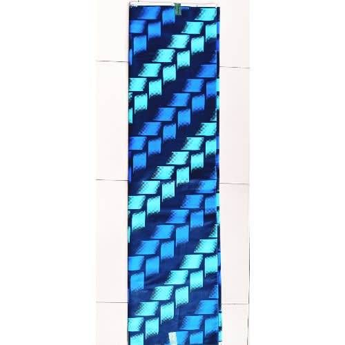 Non-bleeding Ankara - 6yards Blue And Teal Green