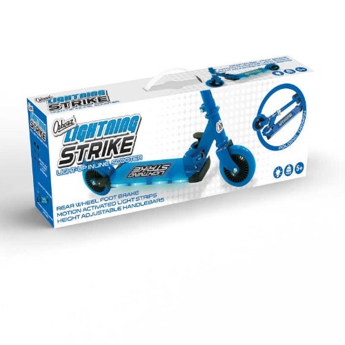 Ozbozz Lightning Strike Scooter – Blue