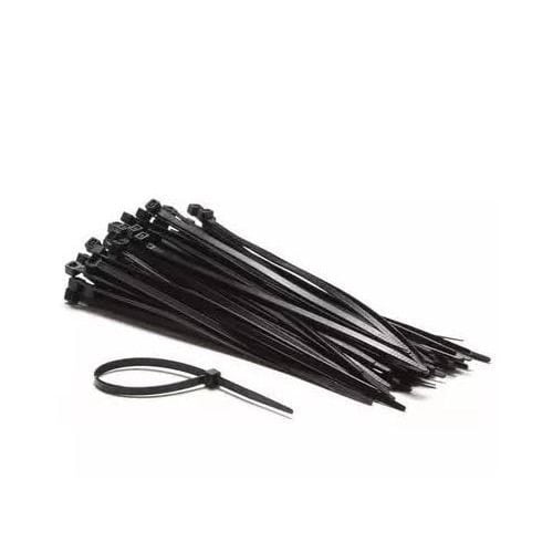 4.8x200mm Self-locking Nylon Cable Tie - 100pcs -Black